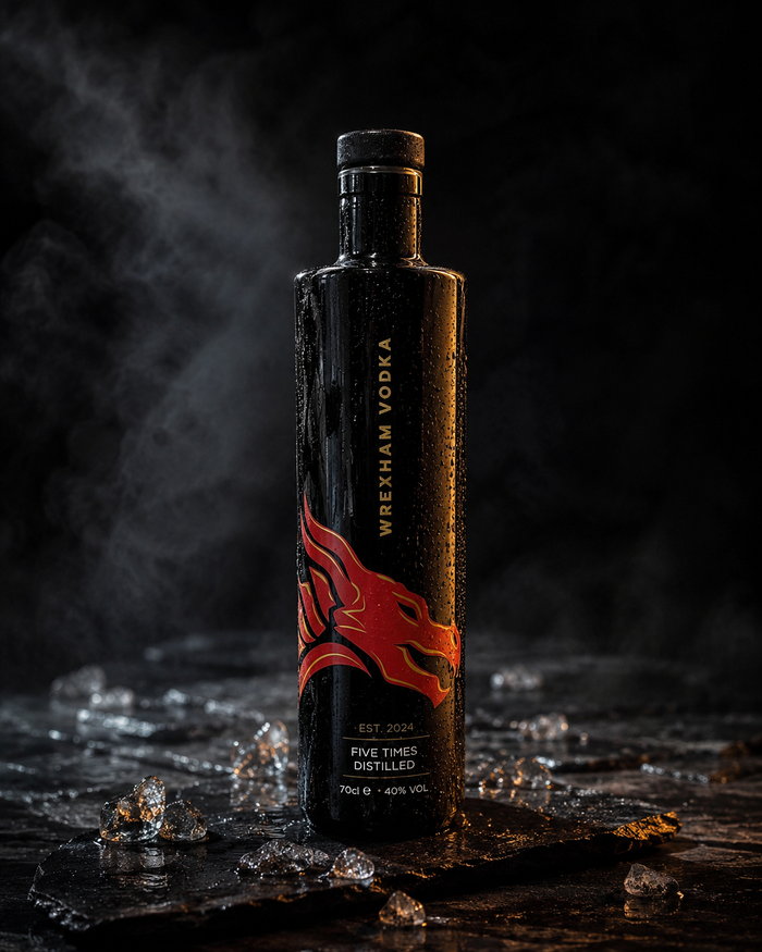 Wrexham Vodka Luxury Bottle Mobile